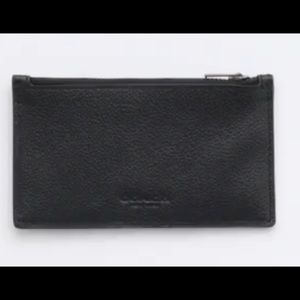 Coach Calf Leather Zip Card Case